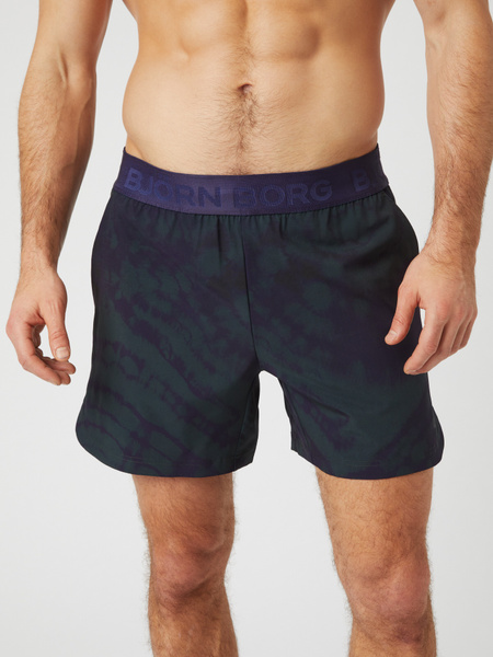 Björn Borg Ace Tie Dye Short Shorts Marineblå, XXL