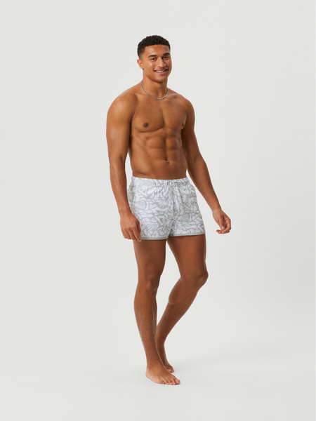 Björn Borg Borg Retro Print Swim Shorts Grå, S