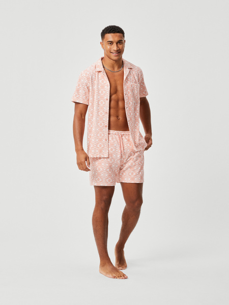 Björn Borg Borg Toweling Pool Shorts Pink, XXL