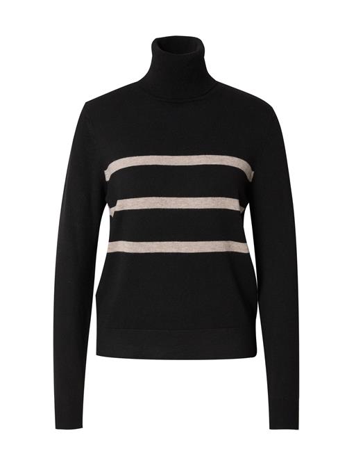 VILA Pullover 'Kerry'  lysebeige / sort
