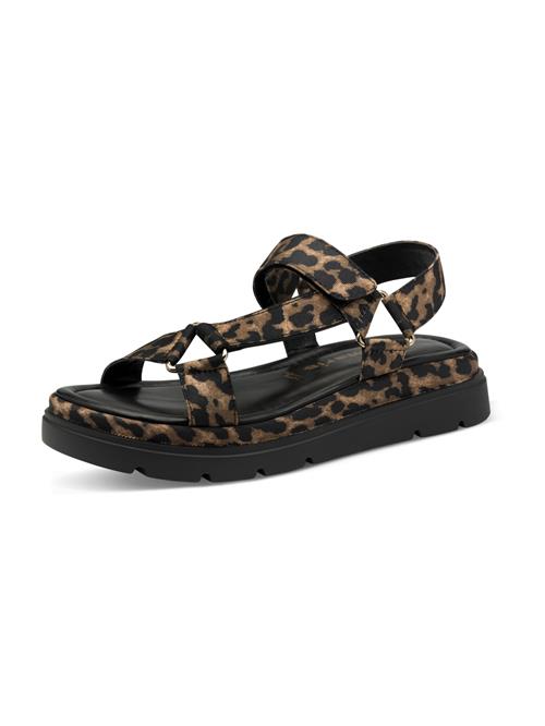 Tamaris Trekkingsandaler  brun / lysebrun / sort