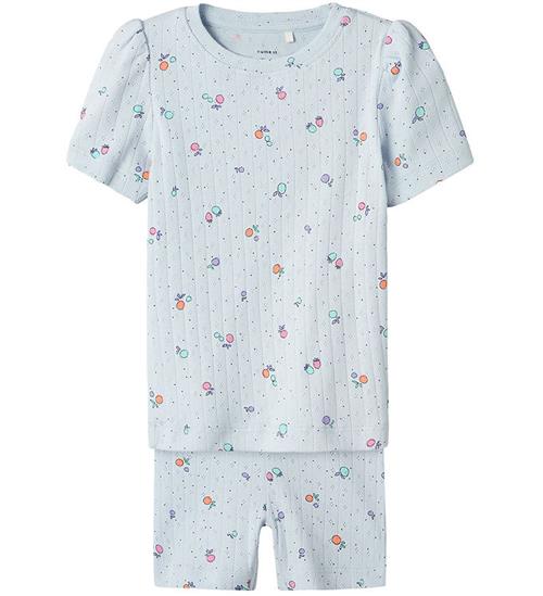 Name It Shortssæt - NmfHamanda - Cykelshorts/T-shirt - Xenon Blu