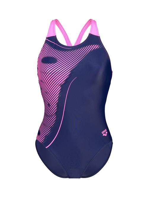 ARENA Sportsbadedragt 'GLARE'  marin / fuchsia
