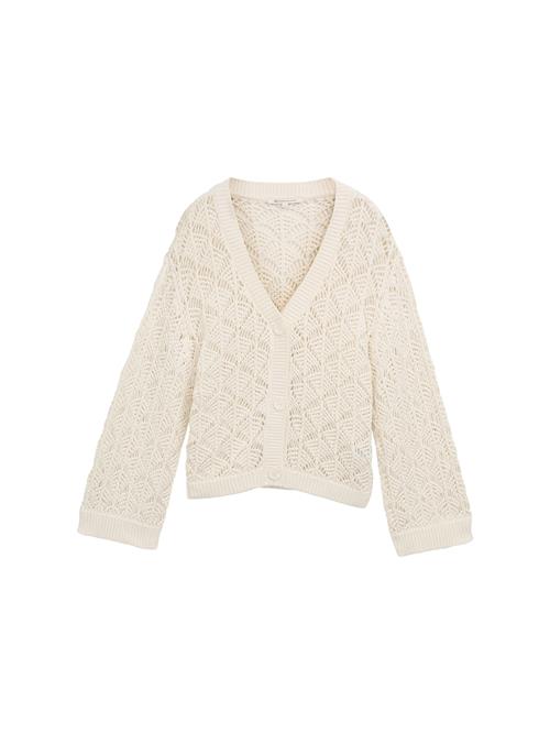TOM TAILOR DENIM Cardigan  offwhite