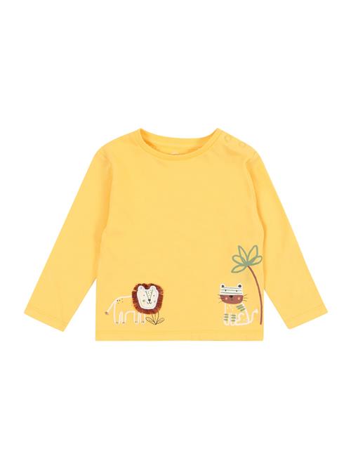s.Oliver Shirts  mørkebrun / gul / siv / hvid