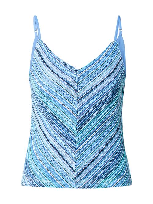 VERO MODA Sticktop 'VMDEMI'  navy / himmelblå / jade