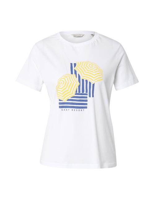 GANT Shirts  blå / gul / hvid