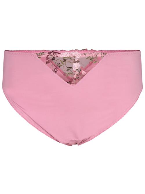 Devoted by Zizzi Slip 'Lykke'  oliven / orkidee / cyclam / lyserød
