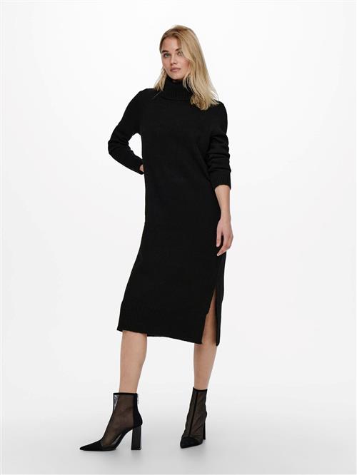Brandie Roll Neck Dress - Sort - Dame - L - ONLY