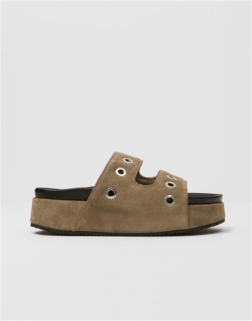 Inuikii - Beige - Slipper Suede Studs