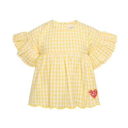 Sissel Edelbo Charlene MINI Til Toppen Yellow Checks | Gul | 1-2 years