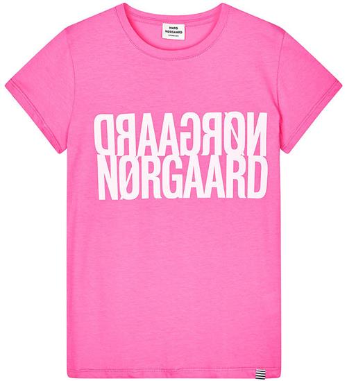 Mads Nørgaard T-shirt - Tuvina - Knockout Pink m. Logo