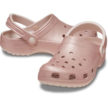 Crocs Classic Glitter Clog Unisex Lyserosa US M9/W11 (EU 42-43)