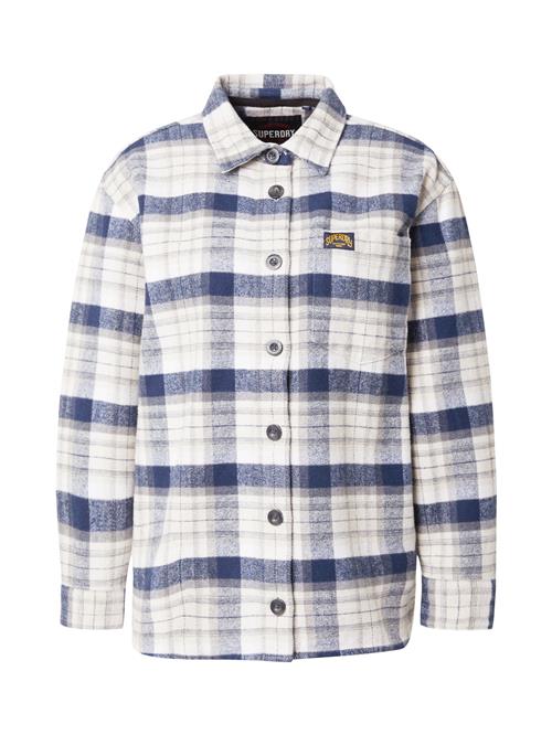 Superdry Overgangsjakke  mørkeblå / grå / hvid