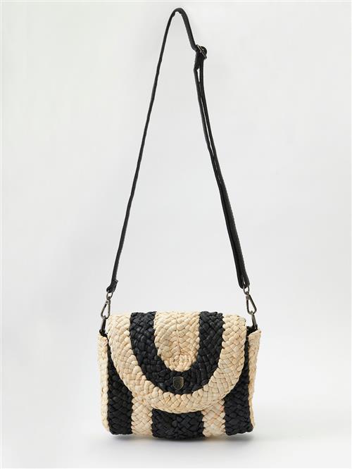 KOROSHI Skuldertaske  beige / sort