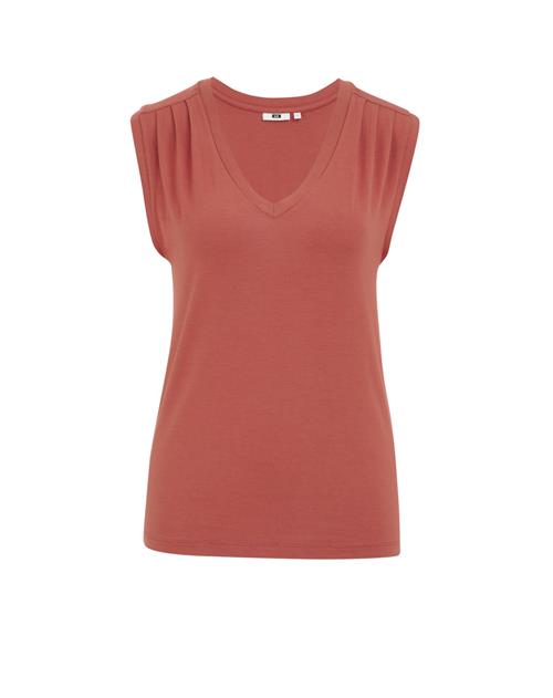 WE Fashion Overdel  pastelrød