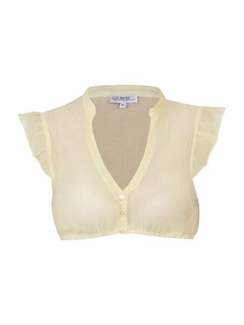 MARJO Dirdnl-bluse 'Waldbrunn'  lysegul