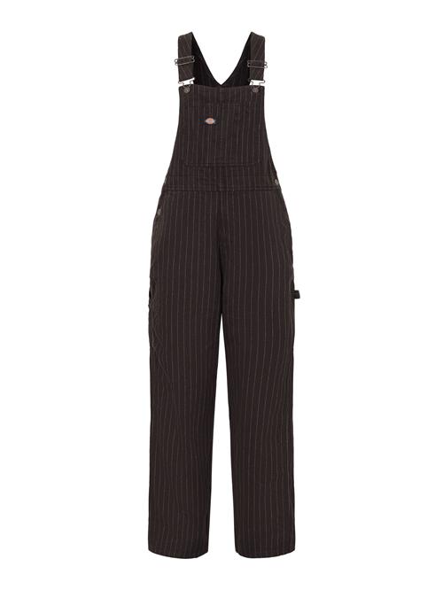 DICKIES Overalljeans 'Service Bib'  mørkebeige / sort