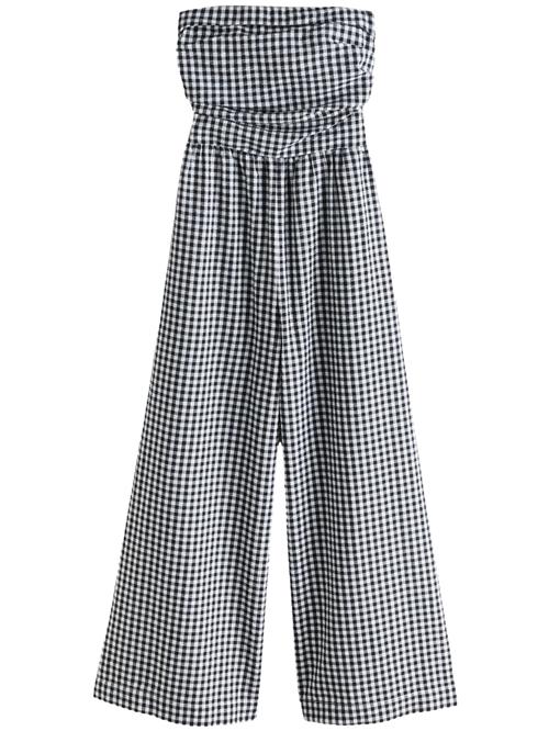 Next Jumpsuit  sort / hvid