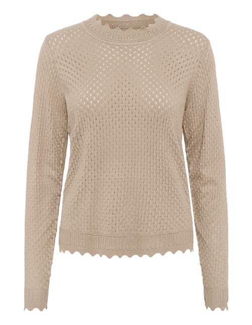 CULTURE Pullover 'Dali Annemette'  cappuccino