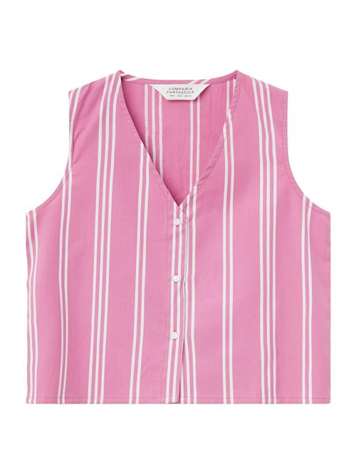 Compania Fantastica Bluse  pink / hvid