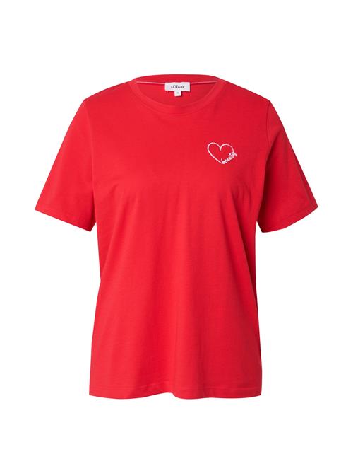 s.Oliver Shirts  rød / hvid