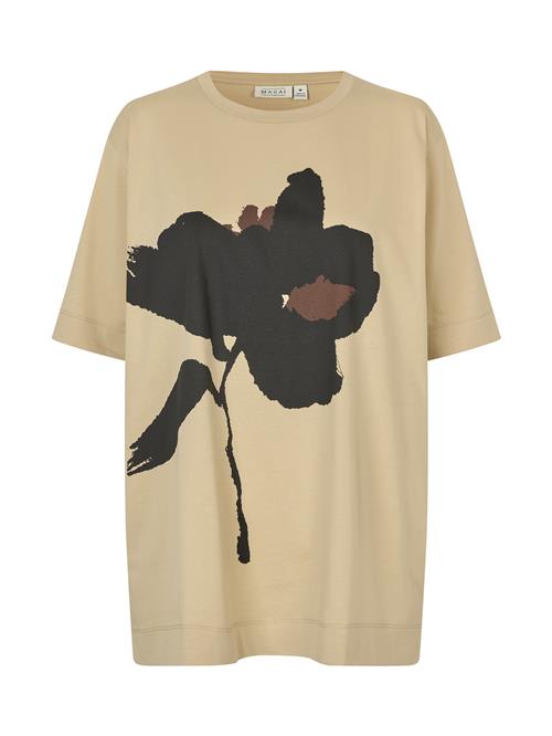Masai Shirts 'MaDanielle'  beige / brun / mørkegrøn