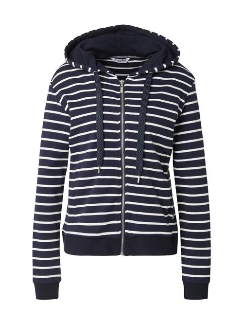 ZABAIONE Sweatjakke 'Li44nja'  navy / hvid