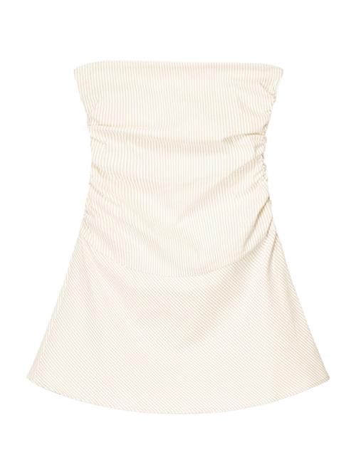 Bershka Kjole  beige / ecru