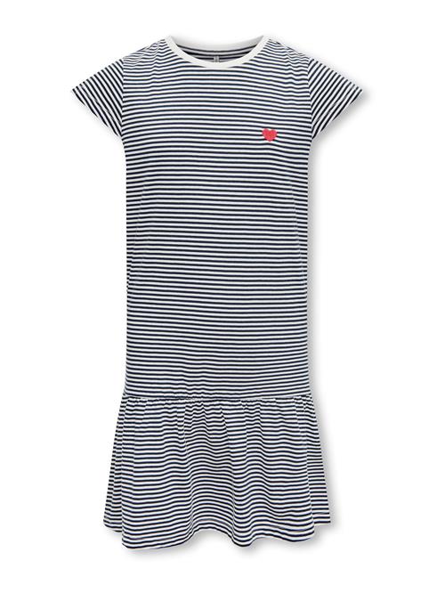 ONLY GIRLS Kjole 'KOGPISA'  navy / rød / hvid