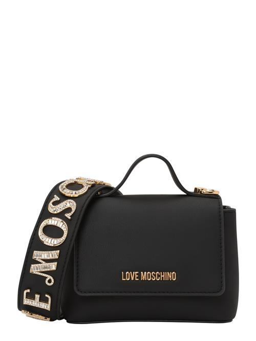 Love Moschino Håndtaske  guld / sort / transparent