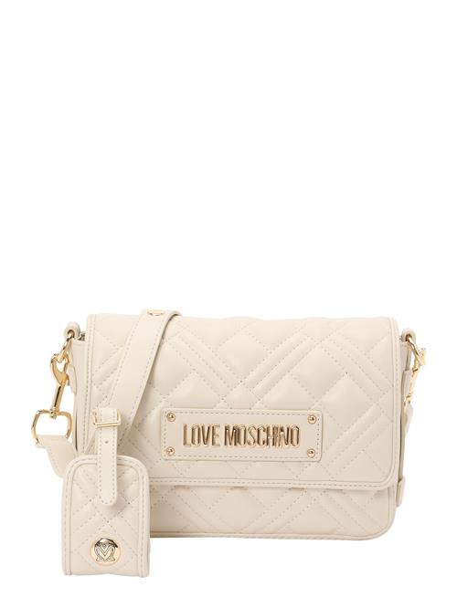 Love Moschino Skuldertaske  elfenben / guld