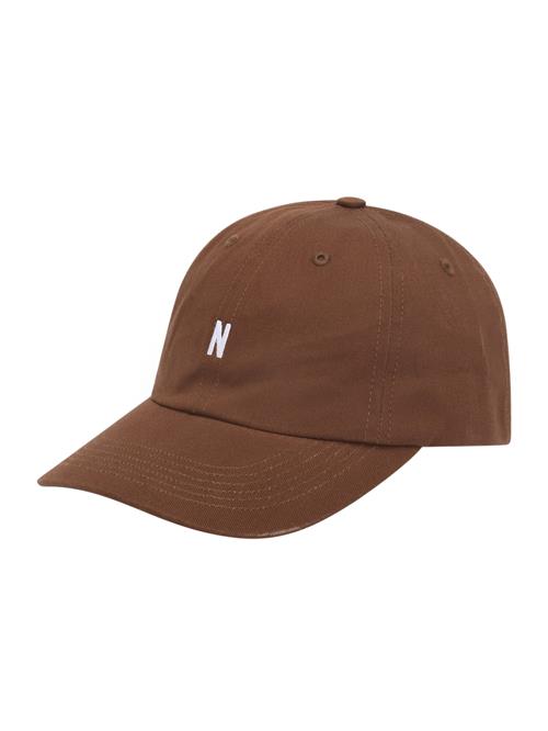 NORSE PROJECTS Hætte  karamel / hvid