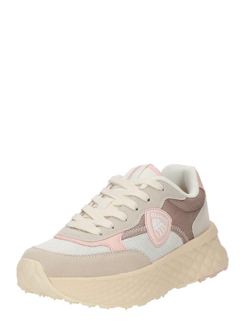 Blauer.USA Sneaker low  creme / mudderfarvet / pudder / hvid
