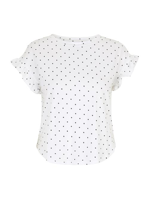Only Petite Shirts 'ONLGRAPE'  sort / hvid