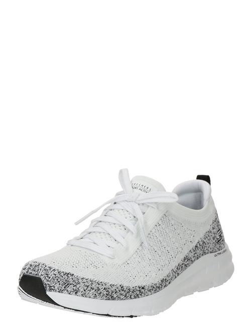 SKECHERS Sneaker low 'PURE FLEX - PULSE'  sort-meleret / hvid