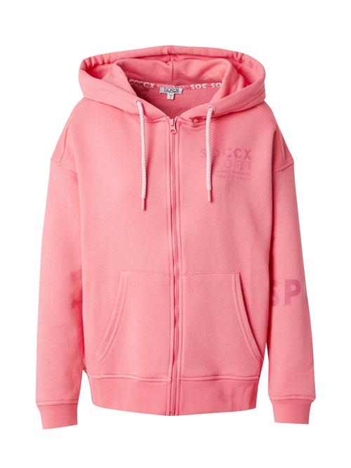 Soccx Sweatjakke  koral
