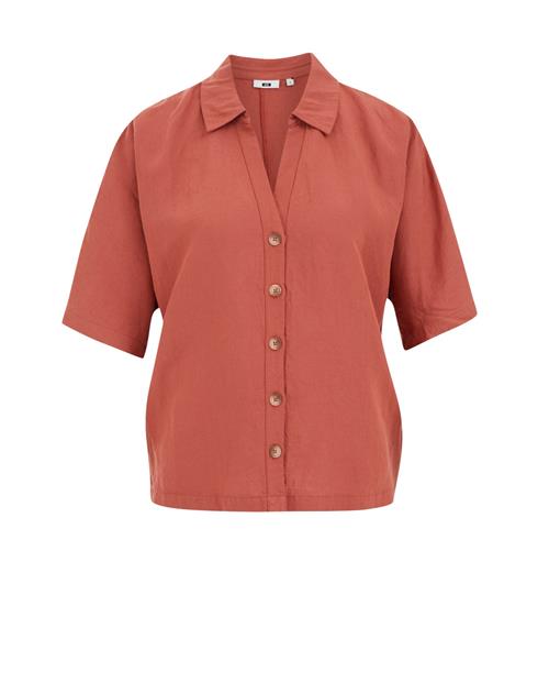 WE Fashion Bluse  rustrød