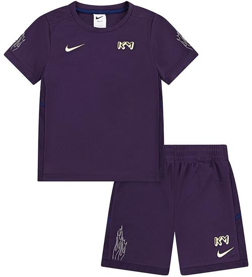 Nike Shortssæt - T-shirt/Shorts - Dri-Fit - Grand Purple