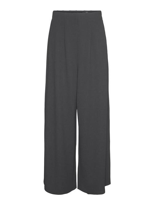 VERO MODA Bukser med lægfolder  grå / antracit / mørkegrå