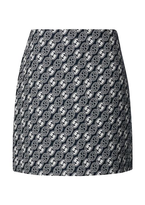 COMMA Nederdel  navy / hvid