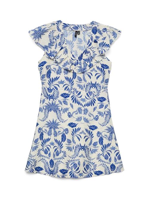 VERO MODA Kjole 'VMKAIA'  lysebeige / koboltblåt