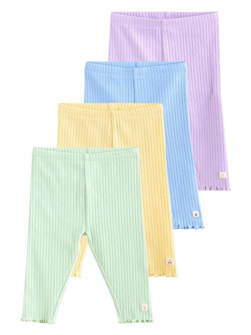 Next Leggings  lyseblå / gul / pastelgrøn / lilla