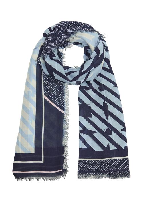 comma casual identity Sjal  navy / lyseblå / grå / lyserød