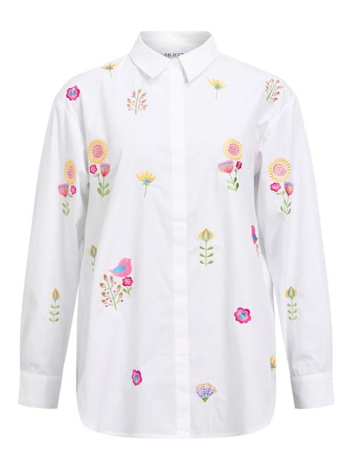 OBJECT Bluse  blandingsfarvet / hvid