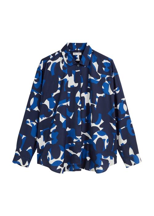 Marc O'Polo Bluse  blå / mørkeblå / hvid