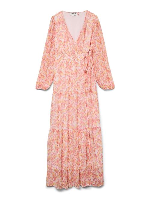 VERO MODA Kjole 'Awaudora'  gul / pastelpink / purpur