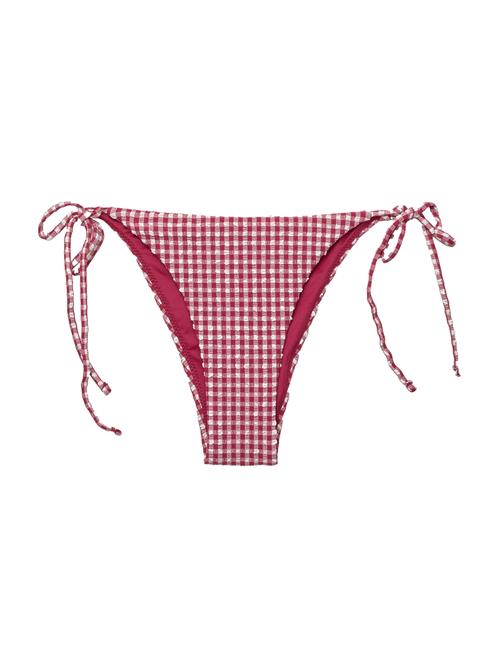 Pull&Bear Bikinitrusse  grenadine / burgunder / hvid