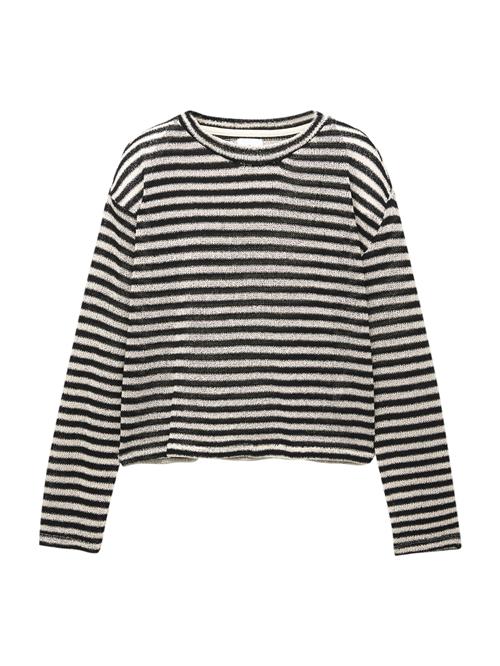 Pull&Bear Pullover  ecru / sort