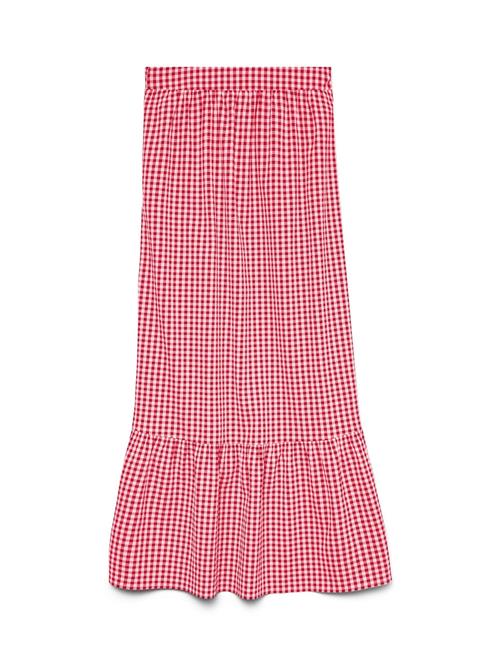VERO MODA Nederdel  rød / lys rød / offwhite